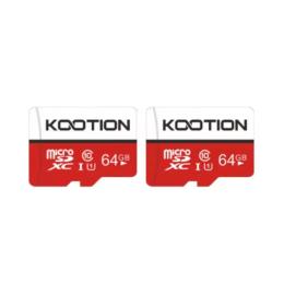 Карта памяті Kootion microSDXC, 64GB, Class10 UHS-I U1 2 шт, SD адаптер (TF-64G-U1*2)