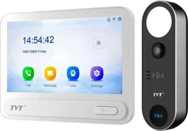 Відеодомофон TVT Digital TE-KT6101-001 White