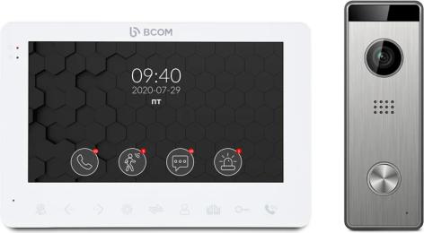 Відеодомофон BCOM BD-780FHD + Tantos Triniti FHD White