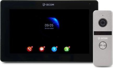 Відеодомофон BCOM BT-400FHD + BD-770FHD/T Silver Black