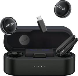 Мікрофонна радіосистема BOYA LINK 3-02 Type-C/TRS Black