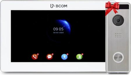 Відеодомофон BCOM BD-770FHD + Tantos Triniti FHD White