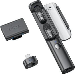 Мікрофонна радіосистема BOYA Magic-03 Type-C/TRS Black