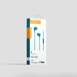 Дротові навушники Ttec Pop Turquoise