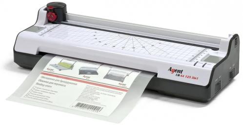 Ламінатор Agent LM-A4 125 Black White 3-в-1