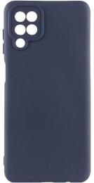 Чохол-накладка GETMAN Liquid Silk Full Camera для Samsung Galaxy A12 Midnight Blue