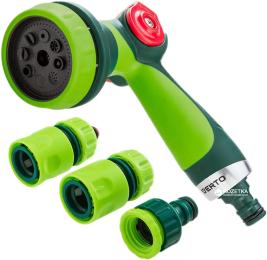 Зрошувач Verto пістолетний зі зєднувачами та конектором 1/2 (15G712)