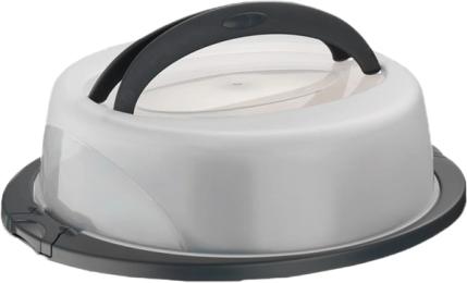 Тортівниця KELA Deli 12174 Gray 32х10 см, з ручкою, кругла