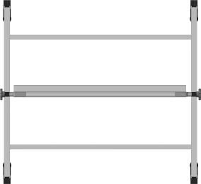 Фліпчарт Сектор KM-07510 двосторонній магнітно-маркерний, магнітно-крейдяний 75 х 100 см (Уцінений)