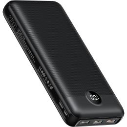 Зовнішній портативний акумулятор Veger V2708 27000mAh Black 20W