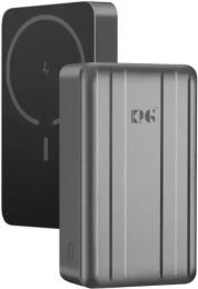 Зовнішній портативний акумулятор KingPower WPG-104 Magnetic 10000mah Black 22.5W