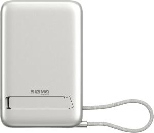 Зовнішній портативний акумулятор Sigma X-power SI10A8QL-MAG 10000mAh Silver 22.5W/15W