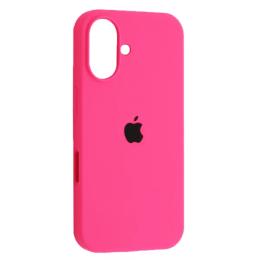 Чохол-накладка Infinity Silicone Case Full для iPhone 16 Plus (sc) Hot Pink