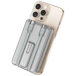 Зовнішній портативний акумулятор WIWU Wi-P056 10000 mAh Silver 22.5W+PD20W