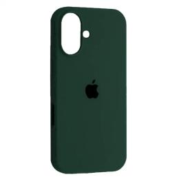 Чохол-накладка Infinity Silicone Case Full for iPhone 16 Plus (sc) Cyprus Green