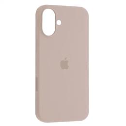Чохол-накладка Infinity Silicone Case Full for iPhone 16 Plus (sc) Chalk Pink