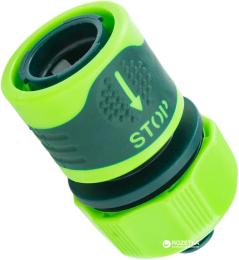 Конектор для шлангу VERTO Стоп 15G733 двокомпонентний 3/4