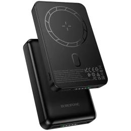 Зовнішній портативний акумулятор Borofone BJ82 Dawn 5000 mAh Black 20W