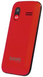 Кнопковий телефон Sigma mobile Comfort 50 HIT2020 Red (Вживаний)