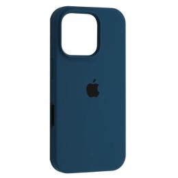 Чохол-накладка Infinity Silicone Case Full for iPhone 16 Pro (sc) Cobalt Blue