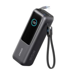 Зовнішній портативний акумулятор Anker ZOLO 25000mAh 165W Black (A1695P11)