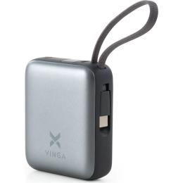 Зовнішній портативний акумулятор Vinga VPBB1035C 10000 mAh Gray 35W