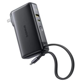 Зовнішній портативний акумулятор Baseus Nomos NT11 Omni Charge 10 000 mAh Black 67W (P10078807123-00)