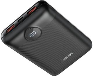 Зовнішній портативний акумулятор Veger S20 20000mAh Black 22.5W (6970453554198)