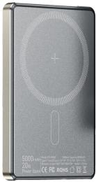 Зовнішній портативний акумулятор Essager Cross-border magnetic 5000mAh Gray 20W (EDY5K-YJ0A-Z)