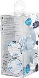 Пустушка Nuvita Air55 Cool NV7065G Aquamarine силіконова, симетрична, від 0 місяців, світна у темряві