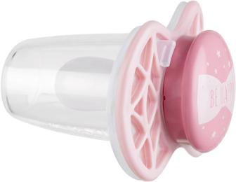 Пустушка Nuvita Air55 Cool NV7065 Pink силіконова, симетрична, від 0 місяців