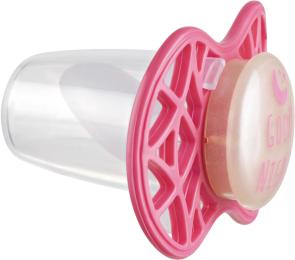 Пустушка Nuvita Air55 Cool NV7084G Marsala силіконова, ортодонтична, від 6 місяців, світна у темряві