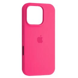 Чохол-накладка Infinity Silicone Case Full for iPhone 16 Pro Max (sc) Hot Pink