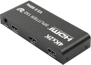 Сплітер PowerPlant HDMI 1x2 V2.0, 3D, 4K (CA912476)