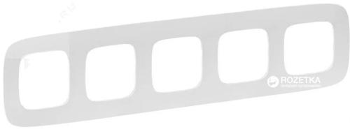 Рамка для вимикачів Legrand Valena Allure 754305 White 5 постів