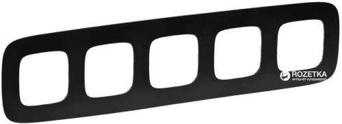 Рамка для вимикачів Legrand Valena Allure 754405 Black 6 постів