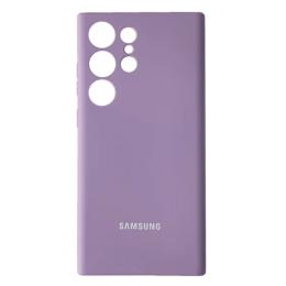 Чохол-накладка Infinity Silicone Case Full для Samsung S24 Ultra Lilac