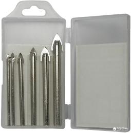 Набір свердел для скла/кераміки S&amp;R Meister 3-10 мм 6 шт. (217000006)