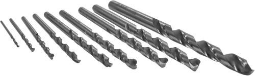 Набір свердел для металу S&amp;R Meister 9 шт. 1.0, 1.5, 2.0, 2.5, 3.0, 3.2, 3.5, 4.0, 5.0 мм (108809090