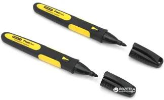 Набір маркерів Stanley FatMax плоских, з загостреним наконечником 2 шт. (0-47-312)