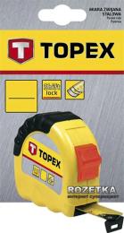 Рулетка TOPEX 27C305 5 м х 19 мм з лаковим покриттям