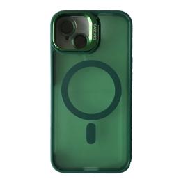 Чохол-накладка Infinity CASE PRO MATTE FORTABLE CAMERA LENS MAGSAFE для iPhone 16 Dark Green