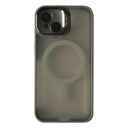 Чохол-накладка Infinity CASE PRO MATTE FORTABLE CAMERA LENS MAGSAFE for iPhone 16 Plus Titanium Gray