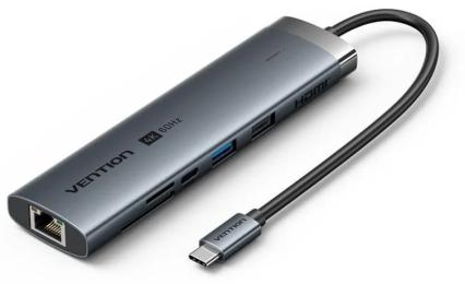 USB-хаб Vention Hub 8-in-1 100W (TGUHB)