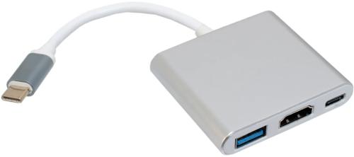 USB-хаб Patron USB-C to HDMI + USB 3.0 + USB-C 0.1m (ADAPT-PN-TYPE-C-HUB)