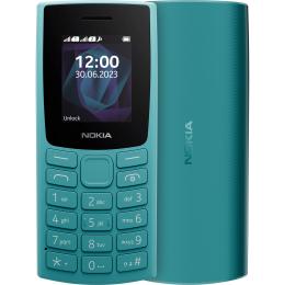 Кнопковий телефон Nokia 105 2023 Dual Sim Cyan (Уцінений)