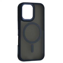 Чохол-накладка Infinity NEW MATTE MAGSAFE для iPhone 16 Plus Dark Blue