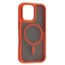 Чохол-накладка Infinity NEW MATTE MAGSAFE для iPhone 16 Plus Orange