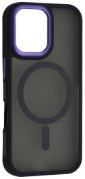 Чохол-накладка Infinity NEW MATTE MAGSAFE для iPhone 16 Pro Max Deep Purple