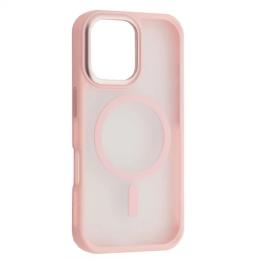 Чохол-накладка Infinity NEW MATTE MAGSAFE для iPhone 16 Plus Pink